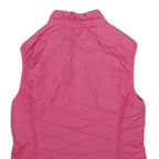 JACK WOLFSKIN Womens Pink Sleeveless Quilted Jacket S Polyester Outdoor Zip