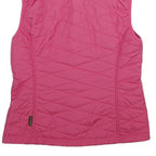 JACK WOLFSKIN Womens Pink Sleeveless Quilted Jacket S Polyester Outdoor Zip