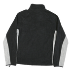 NAUTICA Mens Black & Grey Plain Pullover Jumper Crew Neck Basic Knit L Polyester