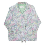 CHARLES VOGELE Mens Jacket Green Crazy Pattern L
