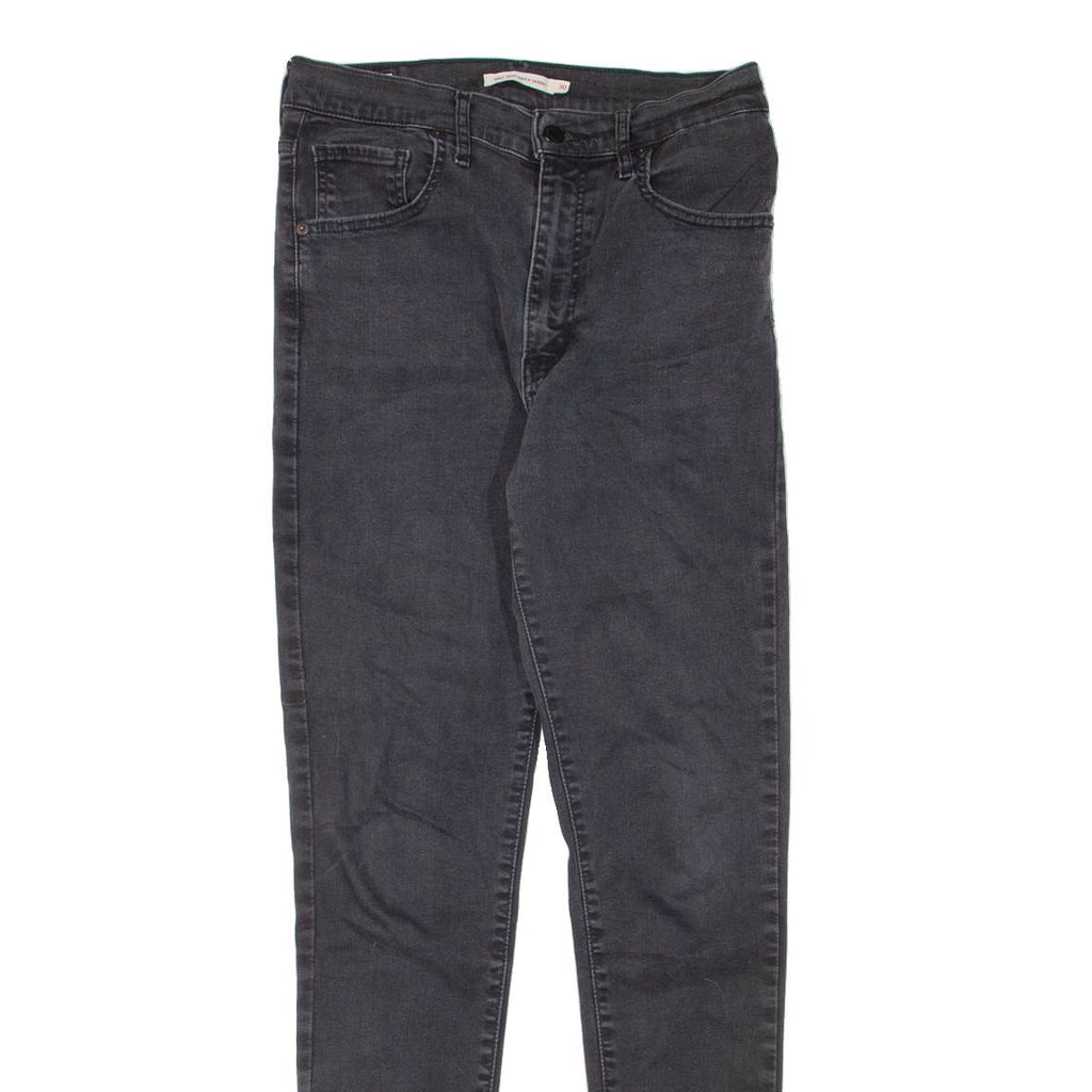 LEVI'S Mile High BIG E Womens Jeans Black Slim Skinny W30 L32
