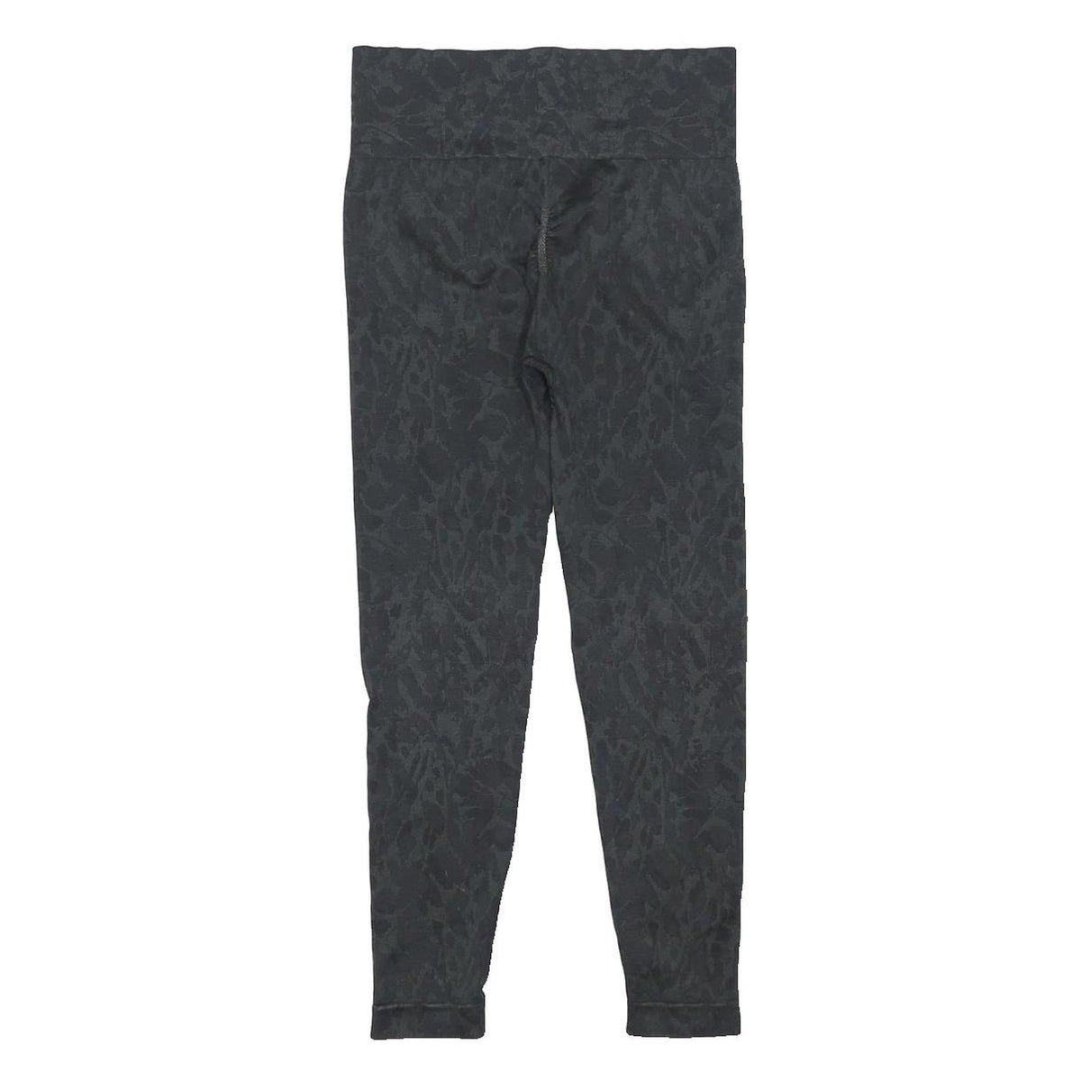 GYMSHARK Womens Leggings Black Slim Skinny S W24 L24 Animal Print Drawstring