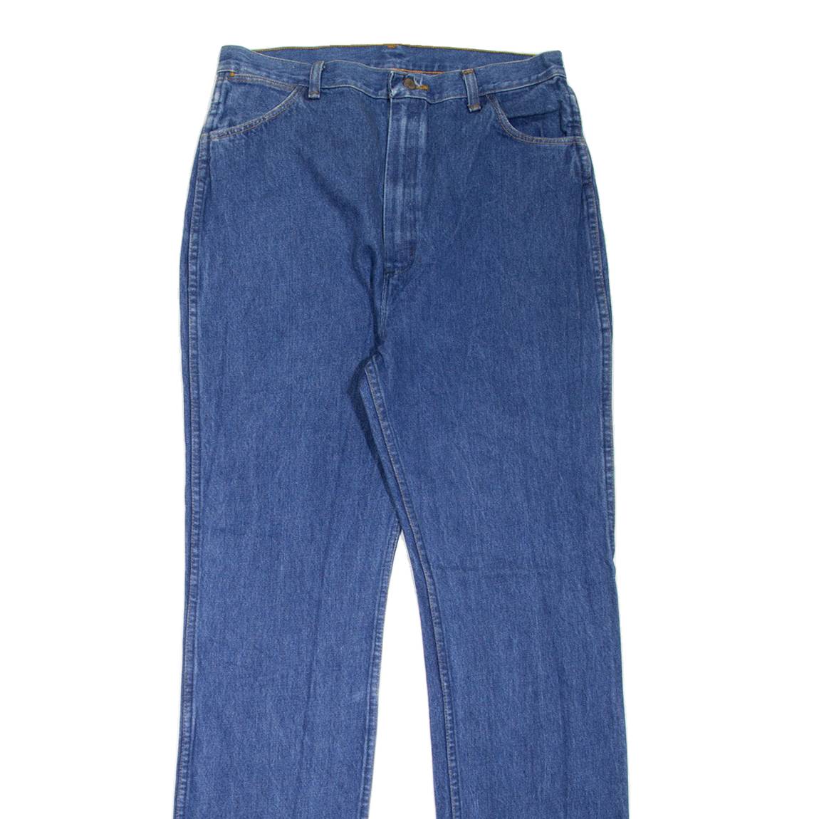 WRANGLER Womens Jeans Blue Regular Straight 90s W32 L35