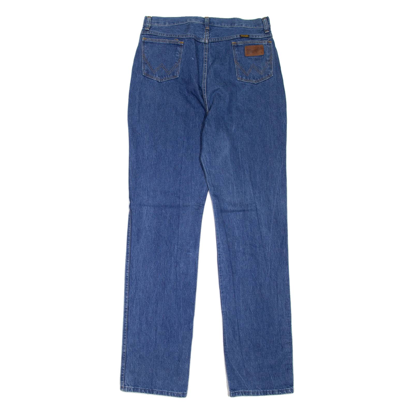 WRANGLER Womens Jeans Blue Regular Straight 90s W32 L35
