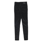 LEVI'S Womens Slim Black Cotton Blend Zip Trousers W25 L30 Womens Slim Fit