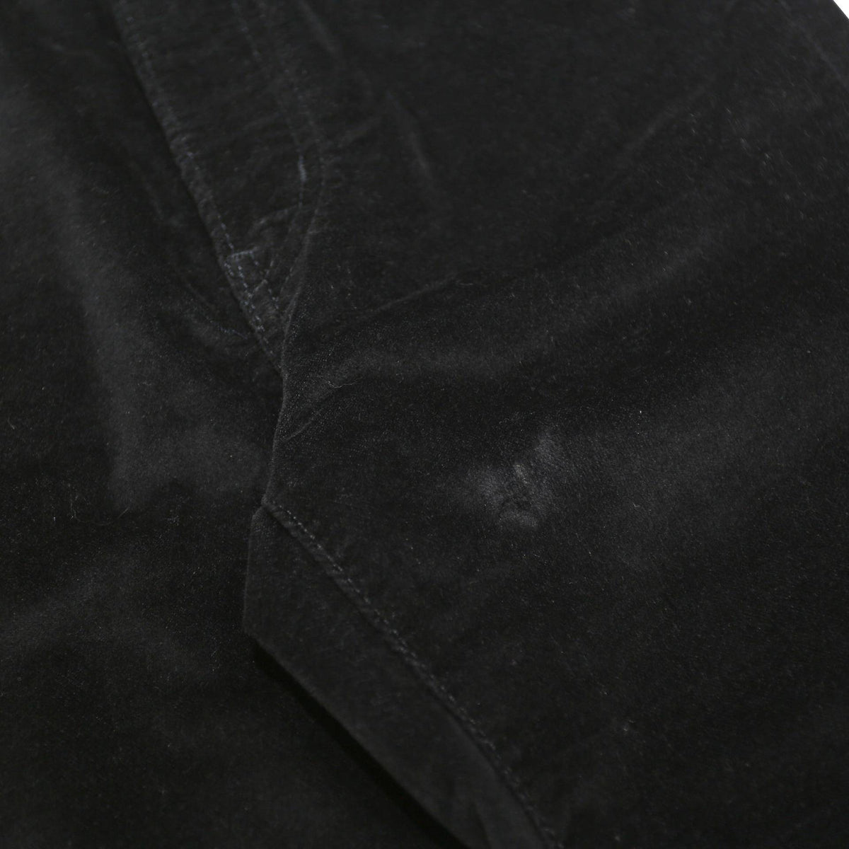 LEVI'S Womens Slim Black Cotton Blend Zip Trousers W25 L30 Womens Slim Fit