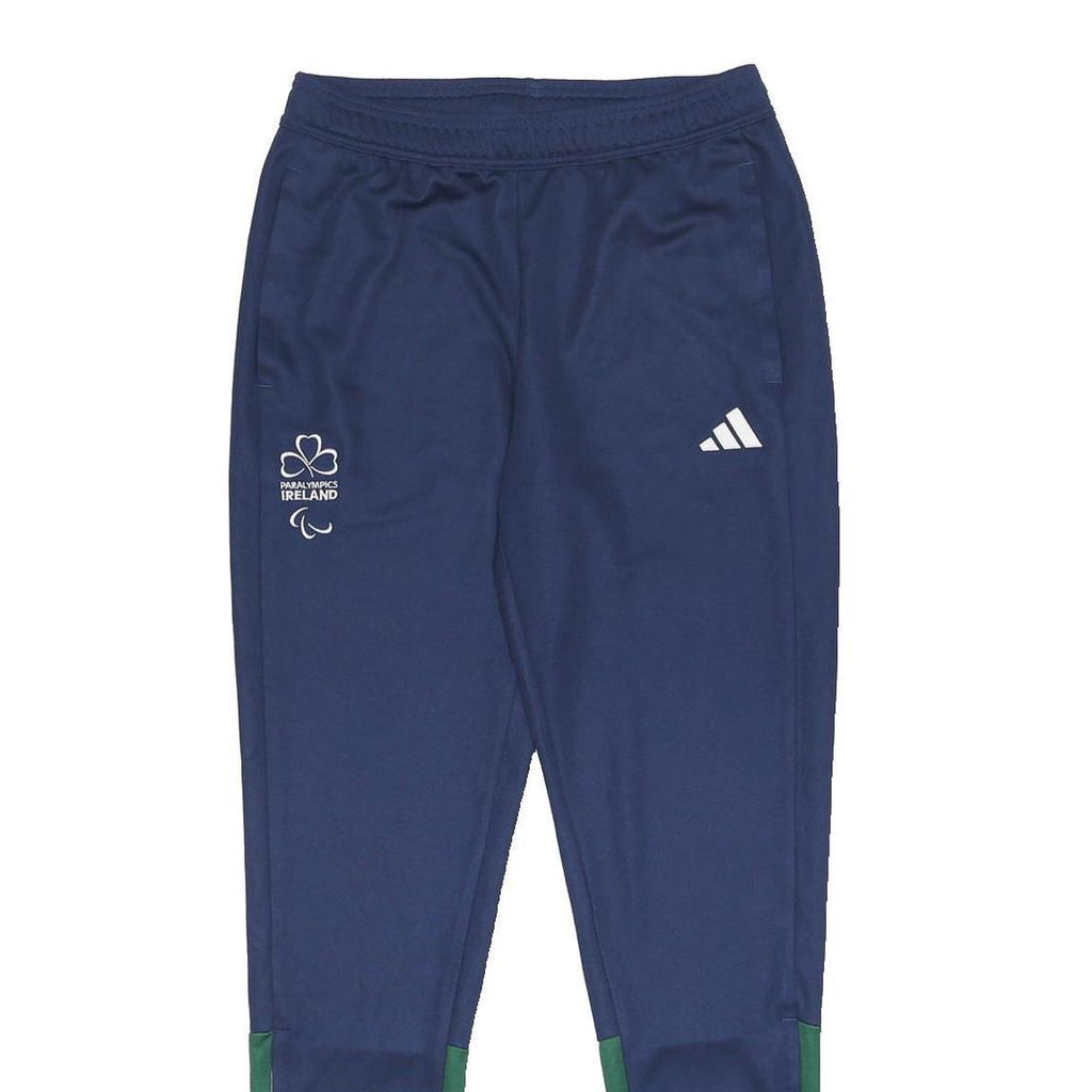 ADIDAS Womens Joggers Navy & Green Slim Tapered S W26 L29 Paralympics Ireland