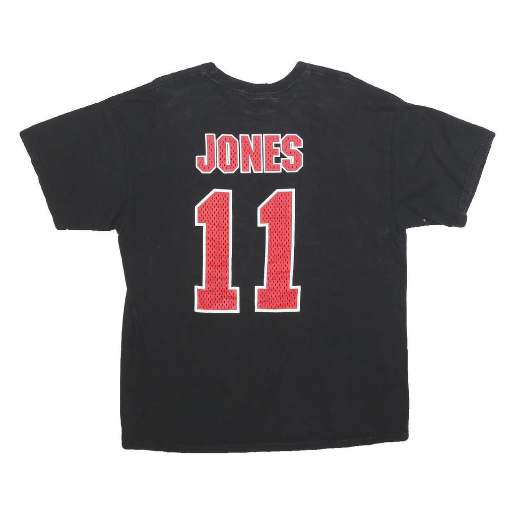 AL STYLE Mens Black Jet Jones Graphic T-Shirt XL Short Sleeve Crew Neck
