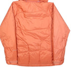 COLUMBIA Womens Orange Zip Jacket S Polyester Blend Outdoor Lightweight Warm