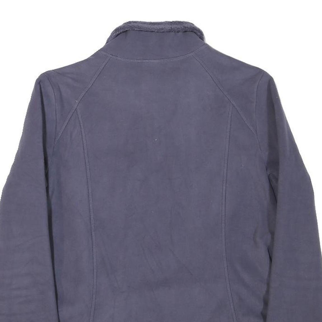 THE NORTH FACE Womens Purple Jacket S Polyester Blend Zip Plain Outdoor Casual