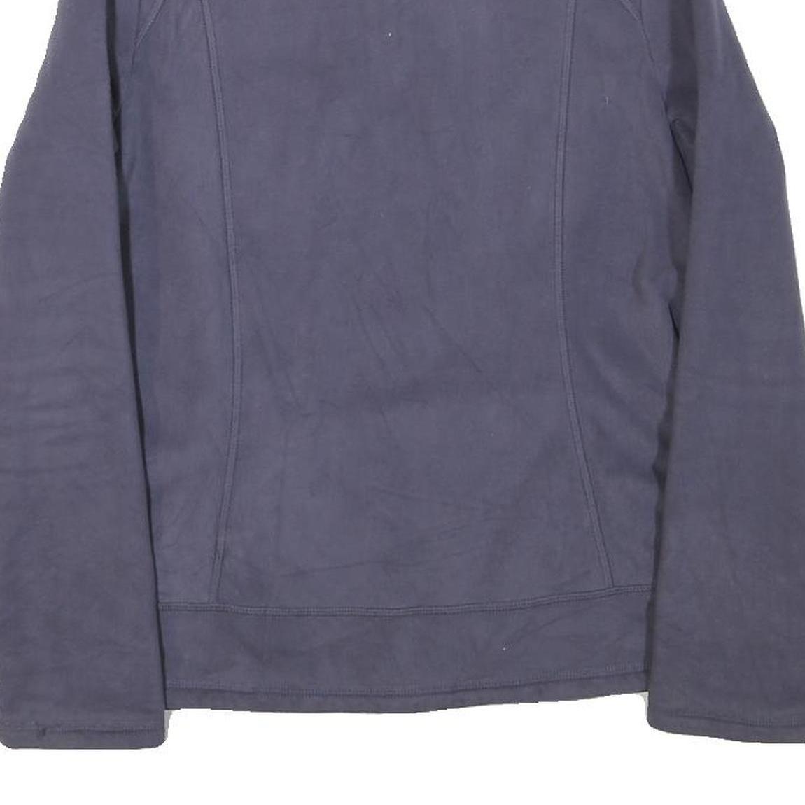 THE NORTH FACE Womens Purple Jacket S Polyester Blend Zip Plain Outdoor Casual