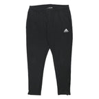 ADIDAS Womens Joggers Black Slim Tapered XL W32 L25 Sportswear Workout Pants