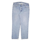 CARHARTT Mens Regular Fit Denim Jeans Light Blue W40 L34 Classic Cotton Zip