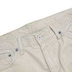 LEVI'S Mens Cotton Slim Beige Trousers W33 L32 Zip Closure Classic Fit Stylish