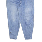 FASHION EXTRA Womens Jeans Blue Cotton Blend Regular W34 L27 Bow Detail Zip