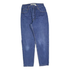 COSMOS Womens Jeans Blue Regular Straight Denim Medium W28 L28 Classic Cotton