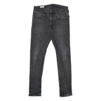LEVI'S 519 BIG E Womens Jeans Black Slim Skinny Denim W30 L28 Classic Fit