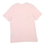 NIKE Mens Pink T-Shirt M Short Sleeve Crew Neck Swoosh Logo Casual