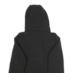 CALVIN KLEIN Mens Black Jacket S Polyester Zip Hooded Plain Casual Urban