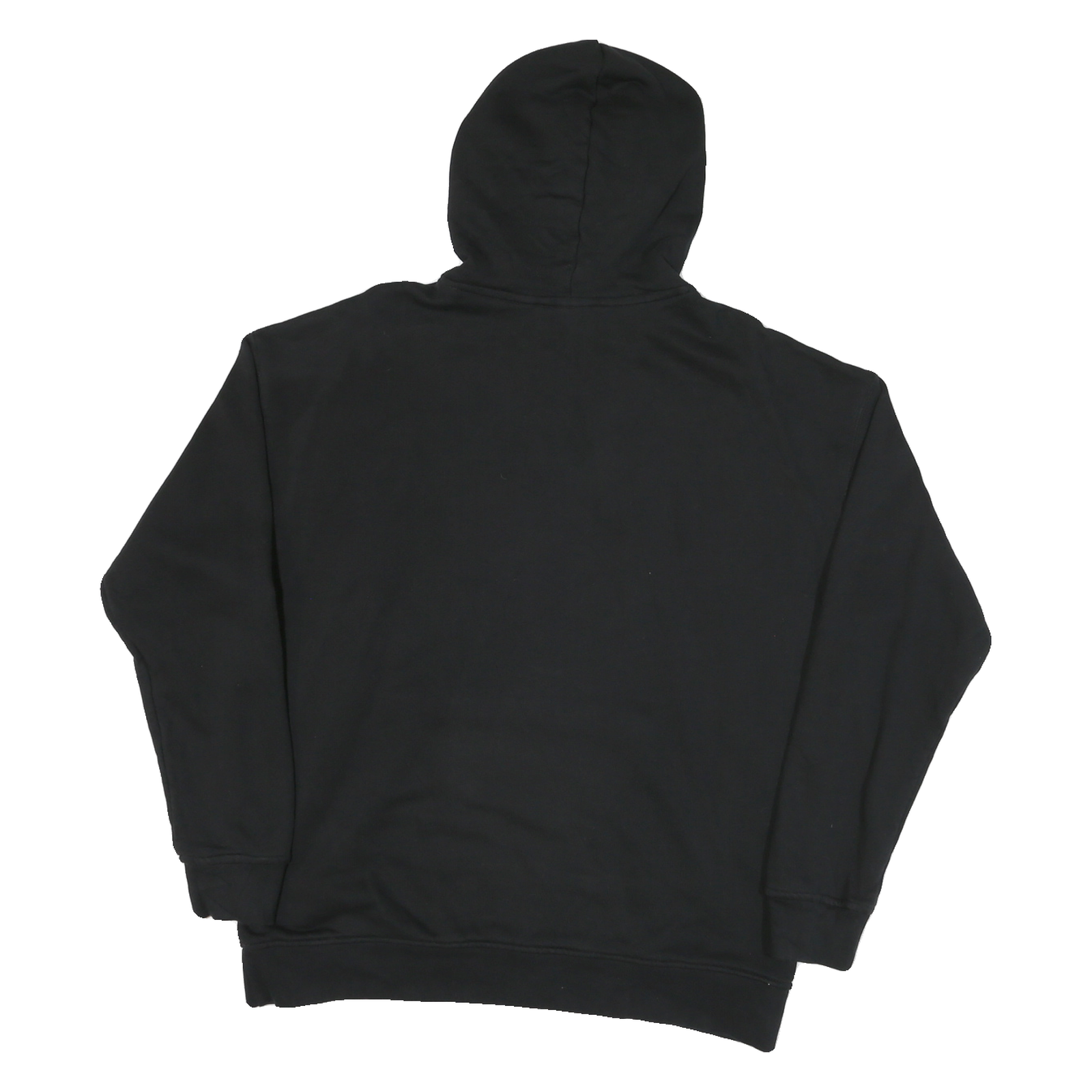 ADIDAS Womens Black Hoodie L Cotton Blend Pullover Logo Casual