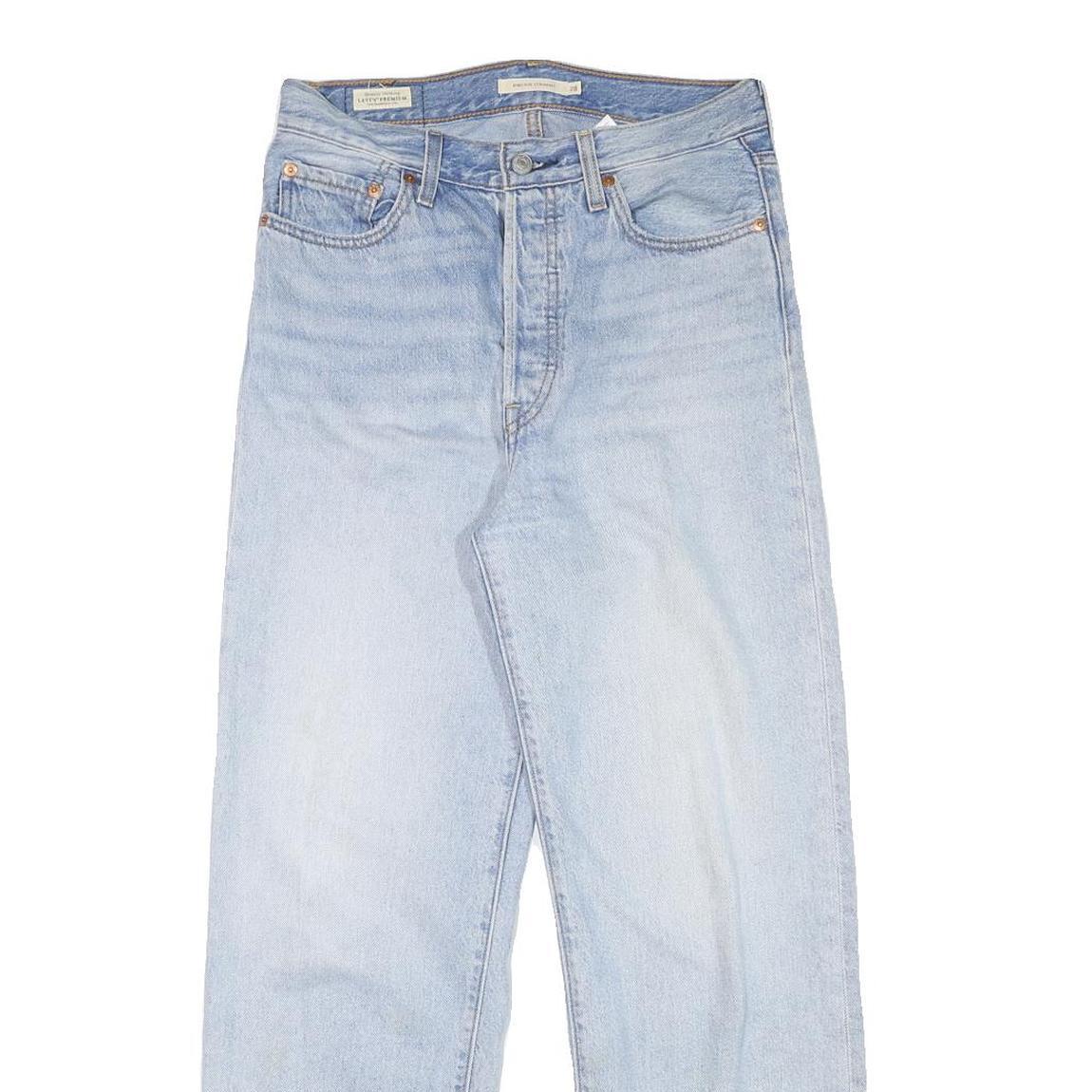 LEVI'S Womens Regular Fit Straight Denim Light W28 L28 Classic Cotton Blend