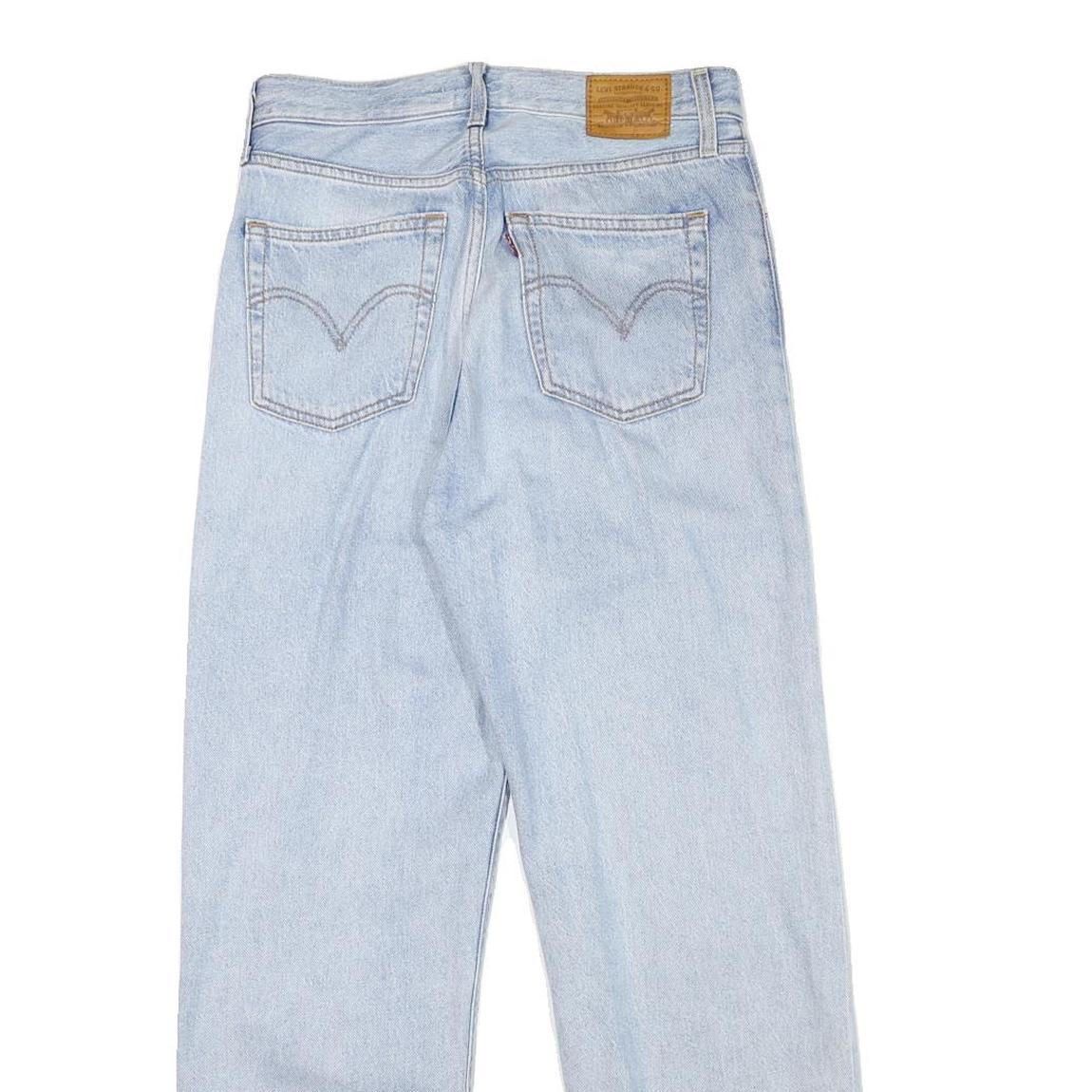 LEVI'S Womens Regular Fit Straight Denim Light W28 L28 Classic Cotton Blend