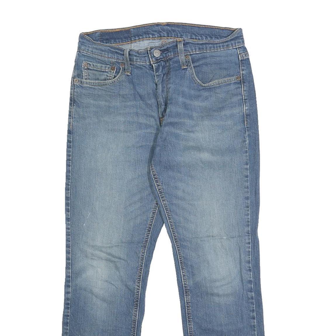 LEVI'S 541 Mens Slim Jeans Blue Denim W32 L27 Zip Cotton Blend