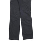 COLUMBIA Womens Black Cotton Blend Regular Straight Trousers W32 L32 Outdoor