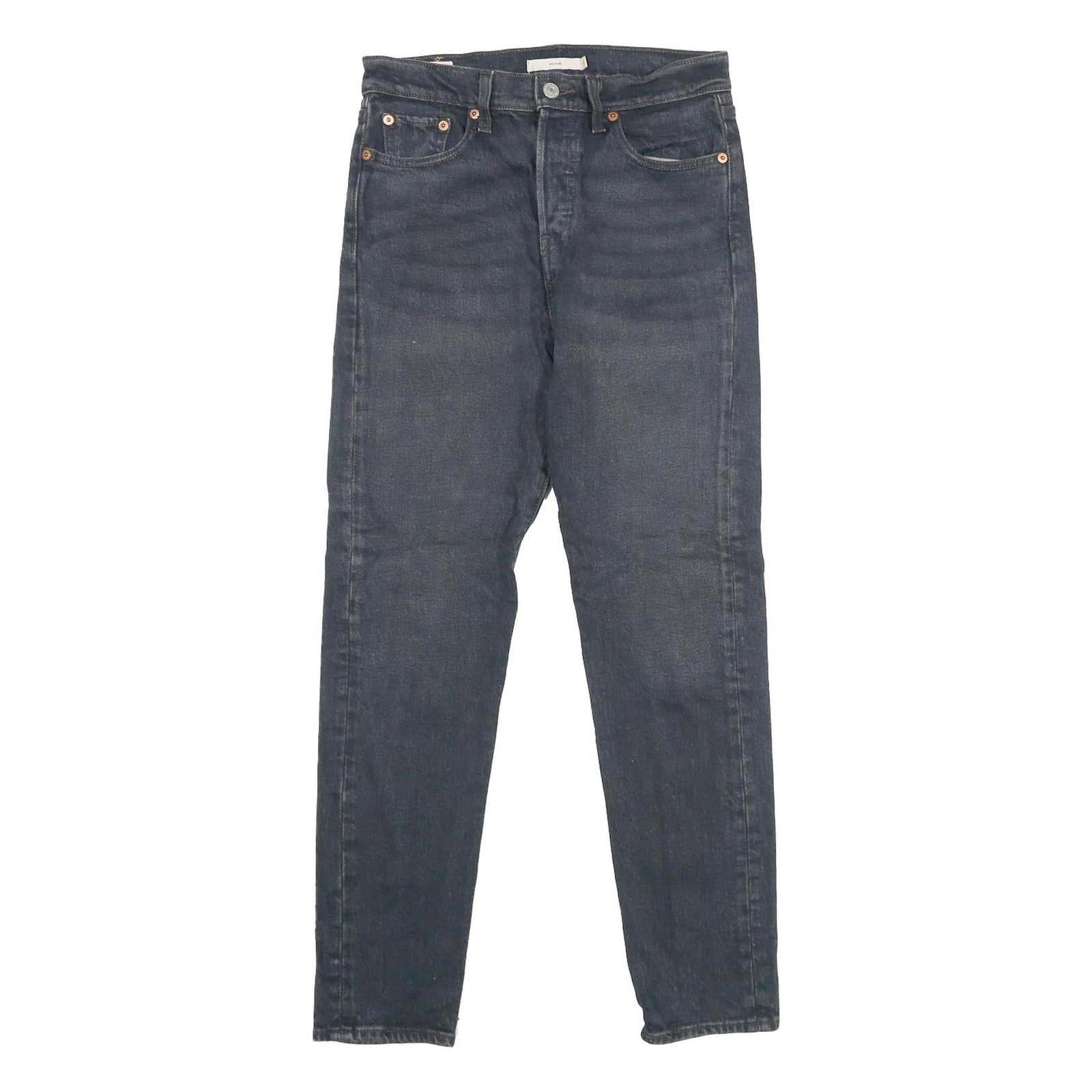 LEVI'S Wedgie Big E Womens Jeans Blue Slim Skinny Denim W26 L28 Classic Cotton