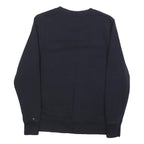 TOMMY HILFIGER Womens Navy Blue Sweatshirt Crew Neck S Classic Logo Est 1985