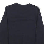 TOMMY HILFIGER Womens Navy Blue Sweatshirt Crew Neck S Classic Logo Est 1985