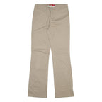 DICKIES Womens Trousers Beige Regular Bootcut W28 L32