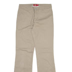 DICKIES Womens Trousers Beige Regular Bootcut W28 L32