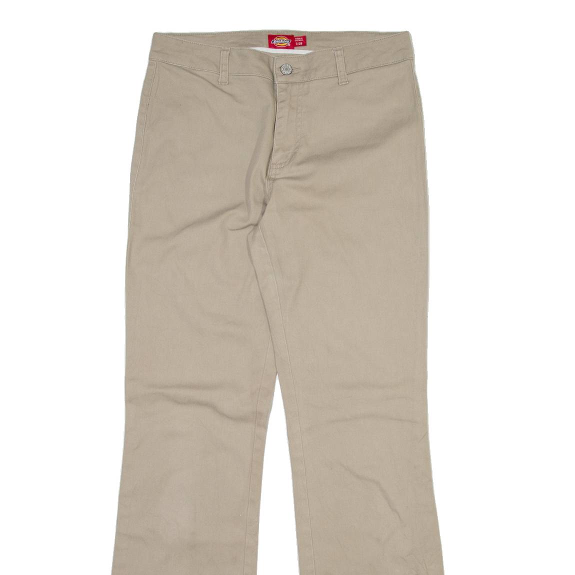 DICKIES Womens Trousers Beige Regular Bootcut W28 L32