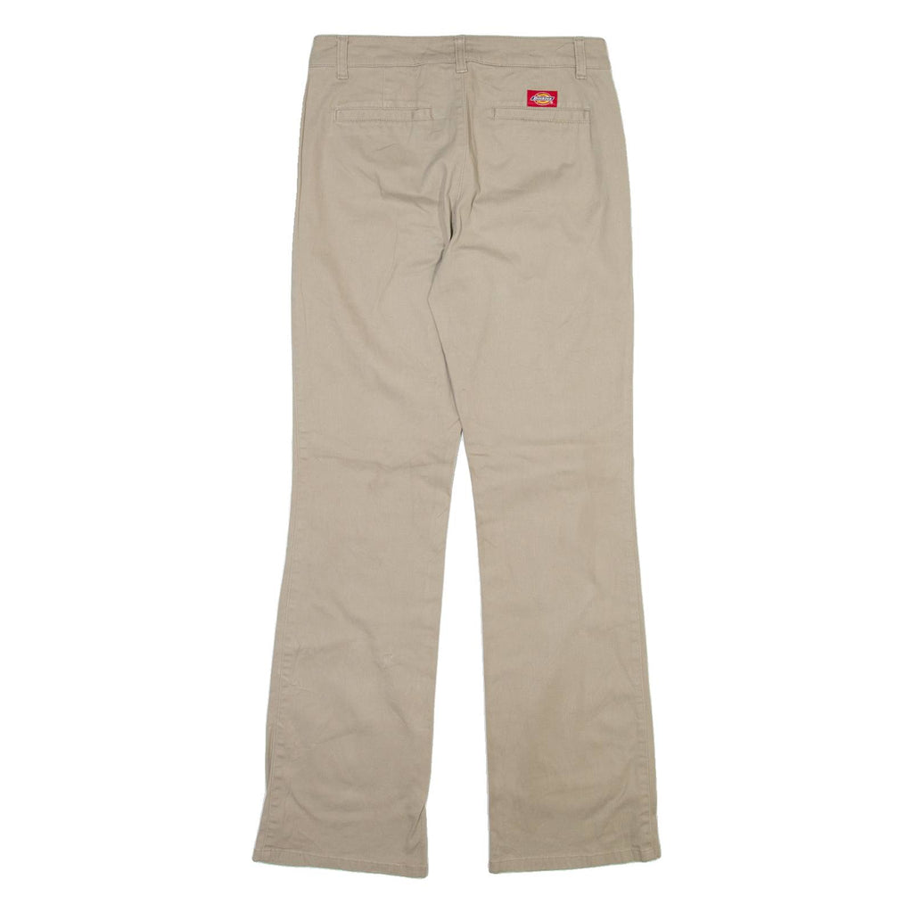 DICKIES Womens Trousers Beige Regular Bootcut W28 L32
