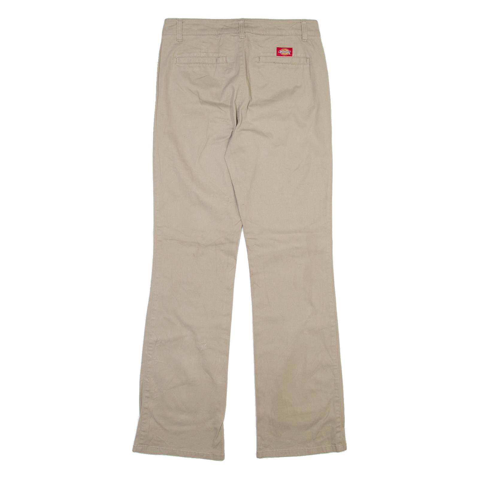 DICKIES Womens Trousers Beige Regular Bootcut W28 L32