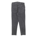 LEVI'S 721 Womens Jeans Black Slim Skinny Denim W26 L22 Zip Cotton Blend