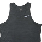 NIKE Womens Black Sleeveless T-Shirt L Cotton Blend Athletic Vest Fitness Gym