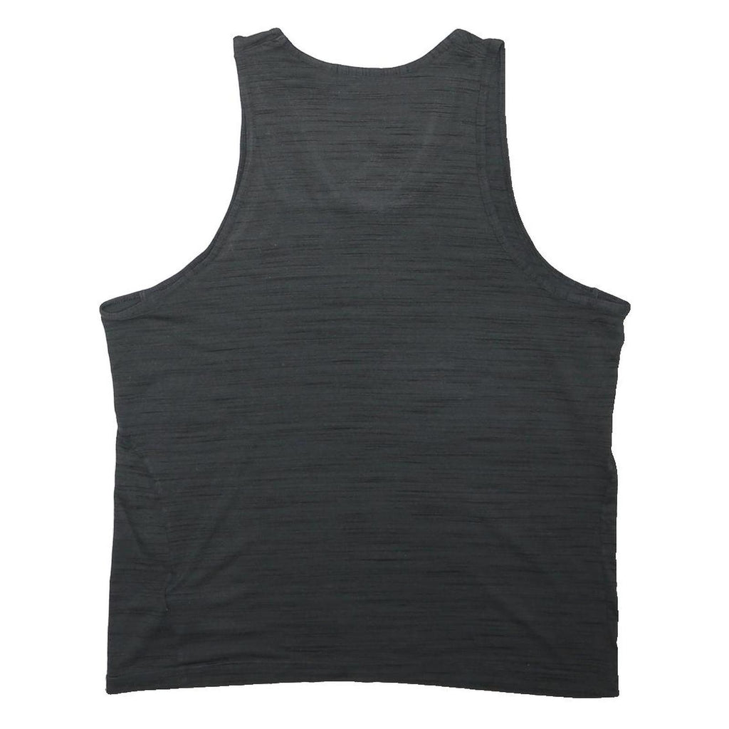 NIKE Womens Black Sleeveless T-Shirt L Cotton Blend Athletic Vest Fitness Gym