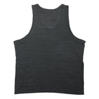 NIKE Womens Black Sleeveless T-Shirt L Cotton Blend Athletic Vest Fitness Gym