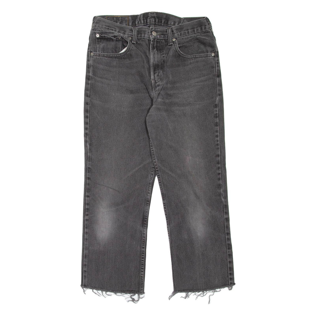 LEVI'S 516 Jeans Mens Grey Regular Straight Stone Wash W30 L25