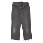 LEVI'S 516 Jeans Mens Grey Regular Straight Stone Wash W30 L25