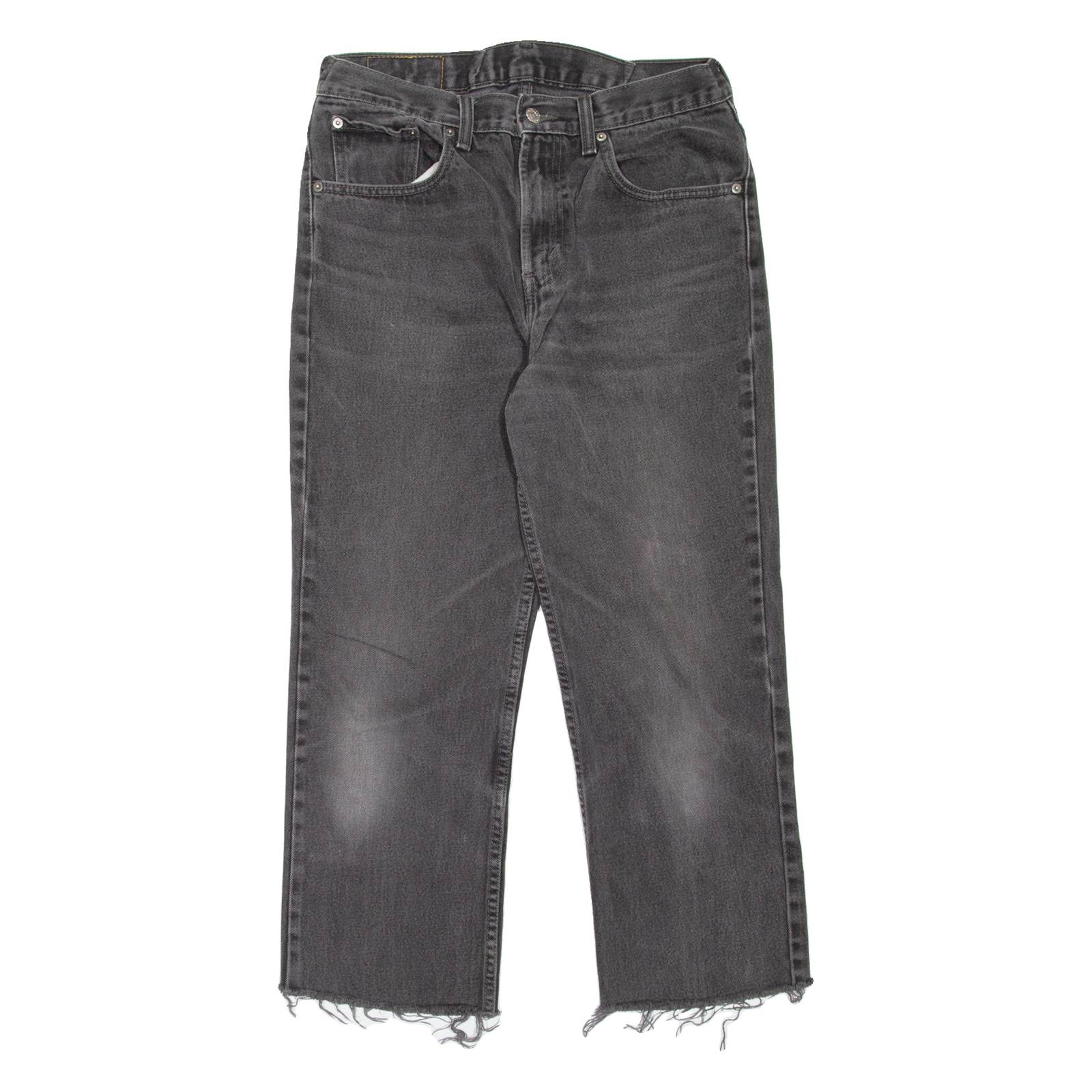 LEVI'S 516 Jeans Mens Grey Regular Straight Stone Wash W30 L25