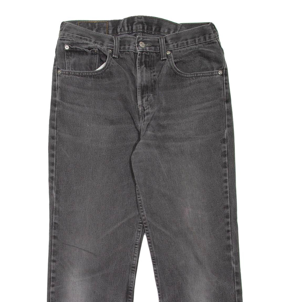 LEVI'S 516 Jeans Mens Grey Regular Straight Stone Wash W30 L25
