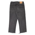 LEVI'S 516 Jeans Mens Grey Regular Straight Stone Wash W30 L25