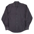 PIERRE CARDIN Mens Plain Shirt Black Long Sleeve L