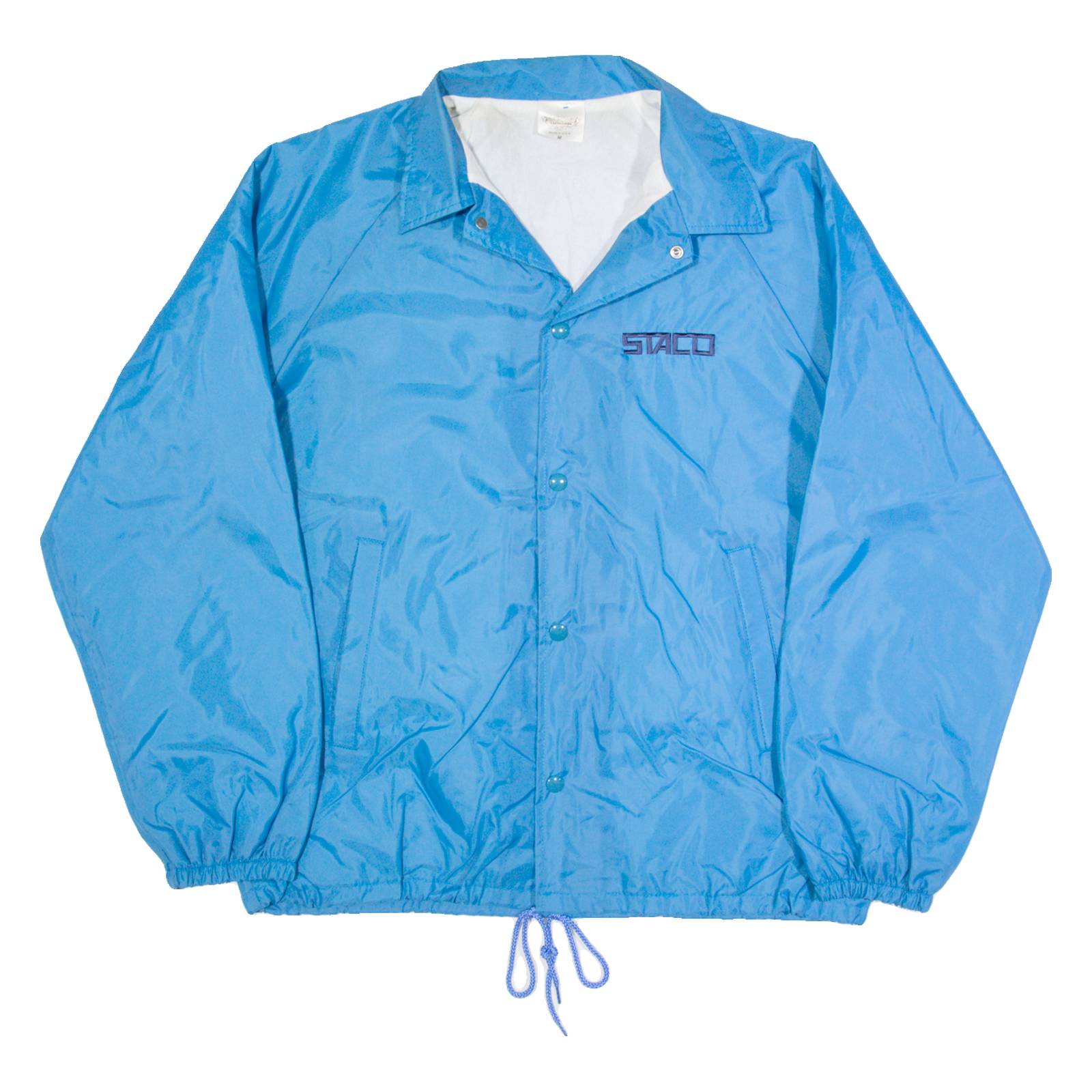 AUBURN SPORTSWEAR Workwear Mens Coach Jacket Blue 90s M