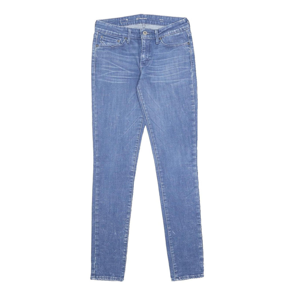 LEVI'S Womens Jeans Blue Slim Skinny Denim Medium W27 L32 Stretch Cotton Blend