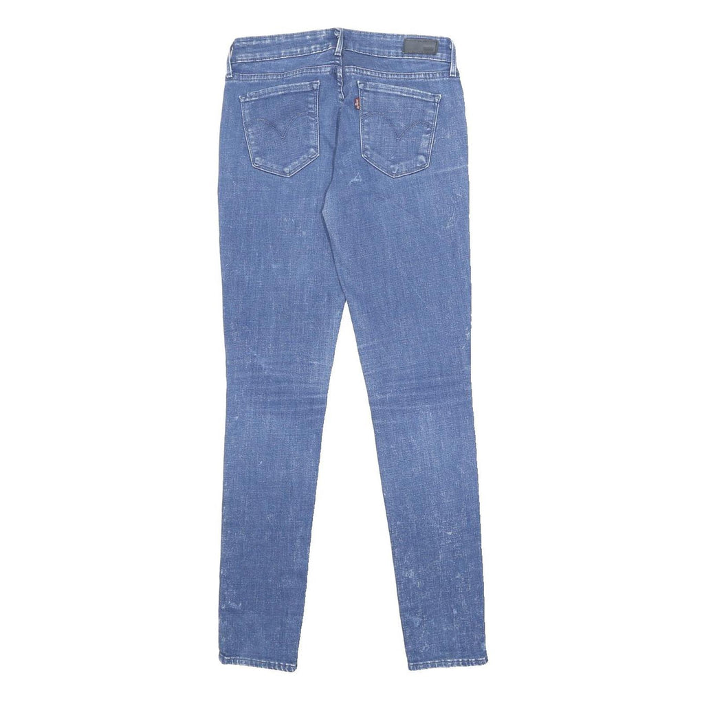 LEVI'S Womens Jeans Blue Slim Skinny Denim Medium W27 L32 Stretch Cotton Blend
