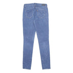LEVI'S Womens Jeans Blue Slim Skinny Denim Medium W27 L32 Stretch Cotton Blend
